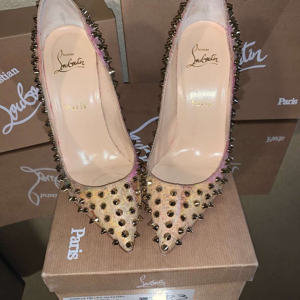 Christian Louboutin Spike Heels - Picture 2 of 7